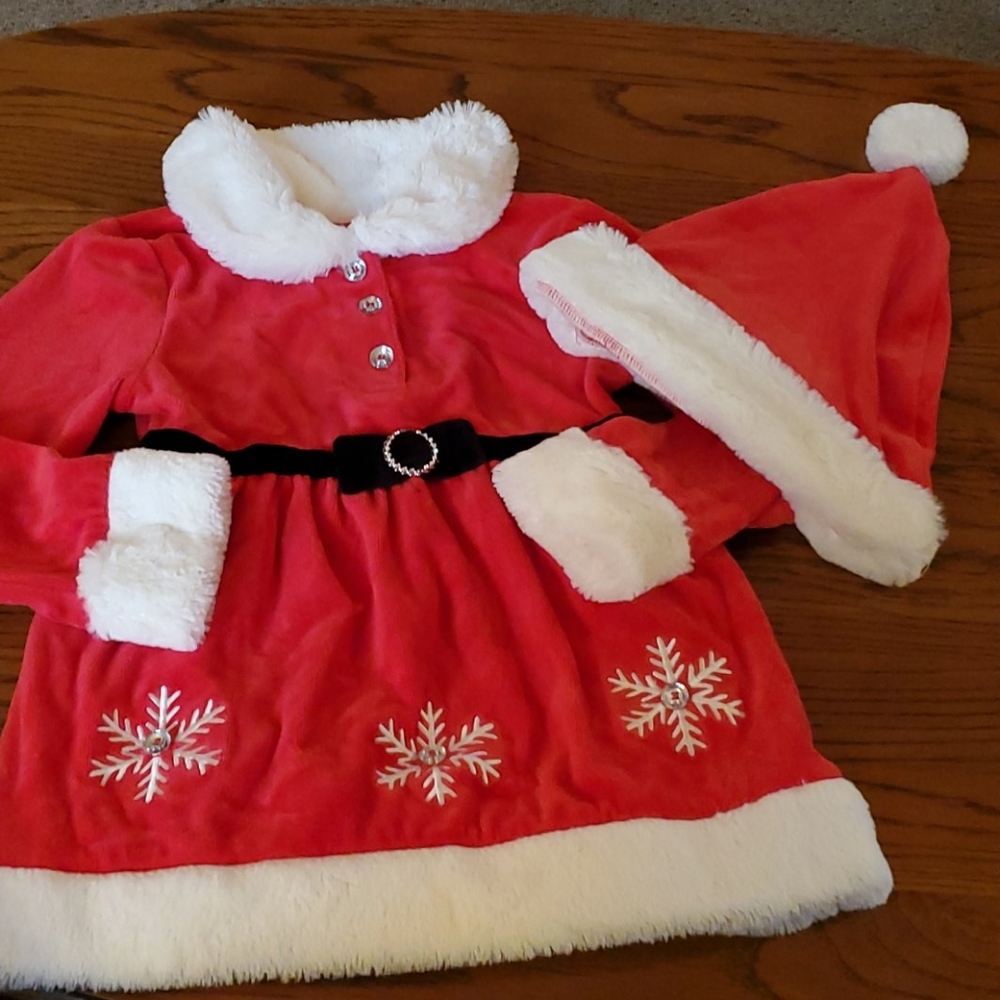 🎄 Pretty Santa Sweater & Hat
